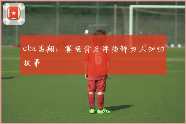 cba孟翔，赛场背后那些鲜为人知的故事